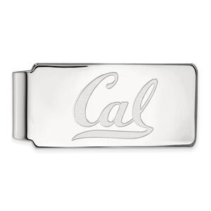 10k White Gold U of California Berkeley Money Clip